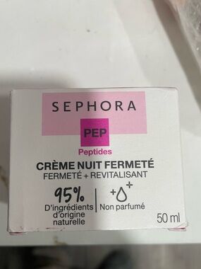 Sephora Pep Peptides Firming Night Cream firms + revitalizes redness + sensitive